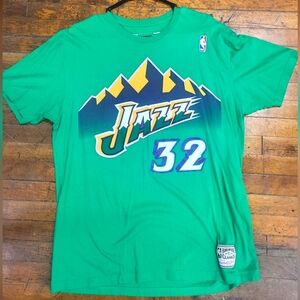 Mitchell And Ness Utah Jazz Malone T Shirt